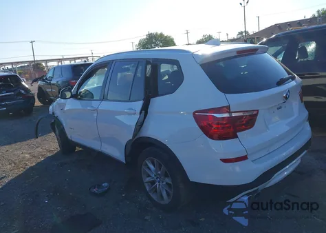 2016 BMW X3 xDrive28I from USA, damaged, VIN 5UXWX9C51G0D79359
